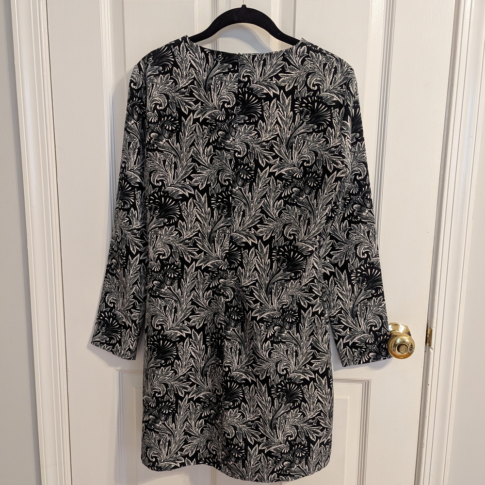 Mod Black and White Mini Dress